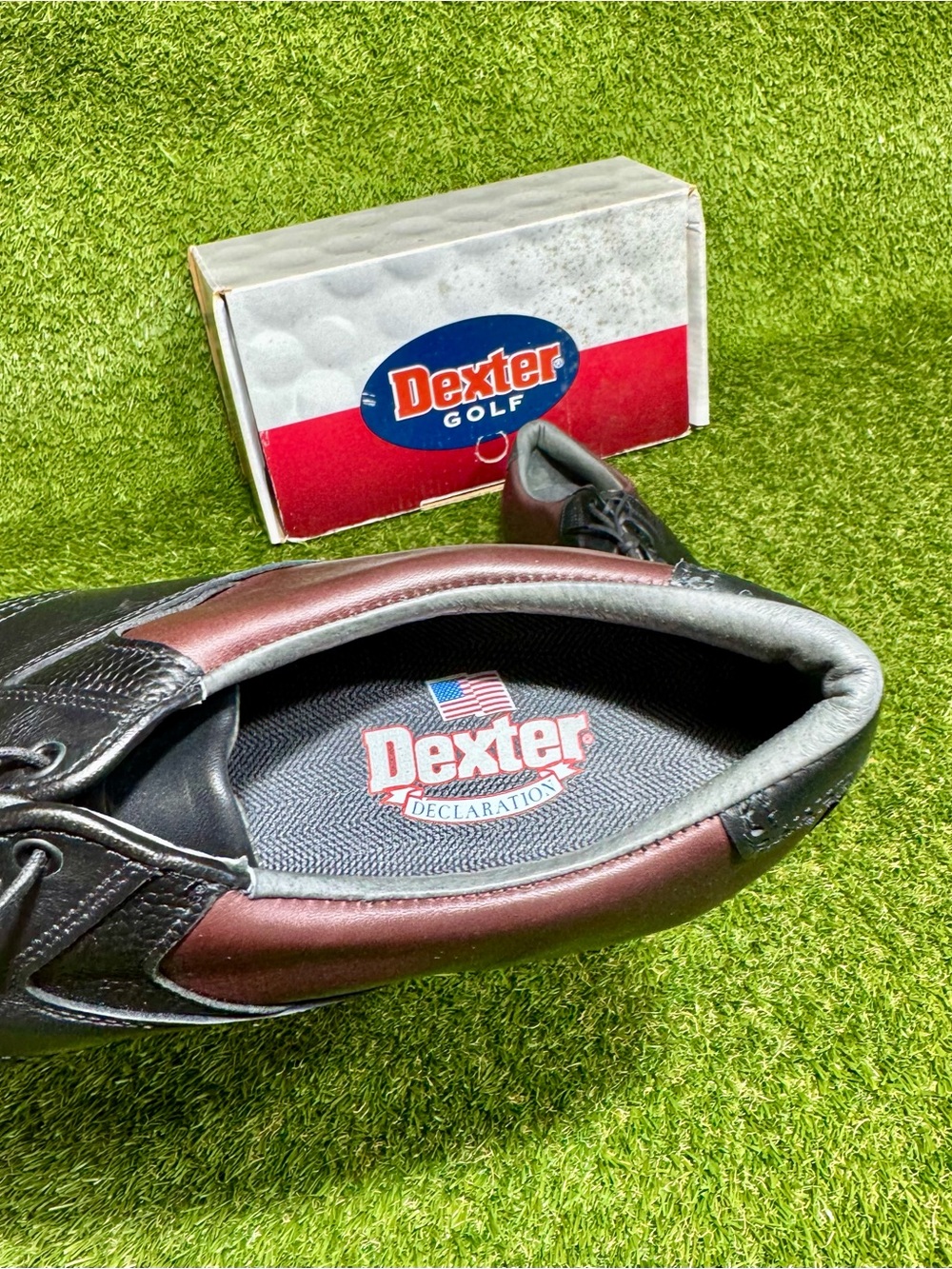 Dexter Declaration Jefferson GF705-7 Waterproof Spiked Golf Shoes Men’s 10.5 - Picture 8 of 10